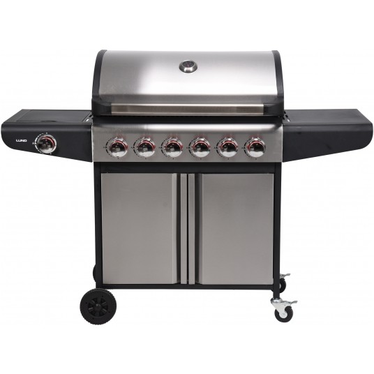 GRILL GAZOWY 6+1 STAL NIERDZEWNA 18,2KW -zdjęcie numer 3