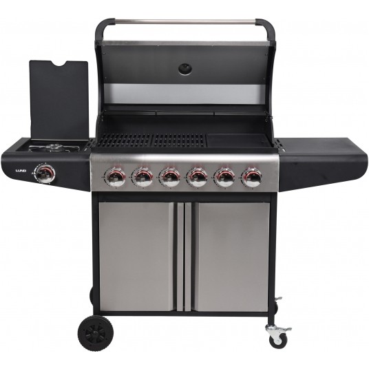 GRILL GAZOWY 6+1 STAL NIERDZEWNA 18,2KW -zdjęcie numer 4