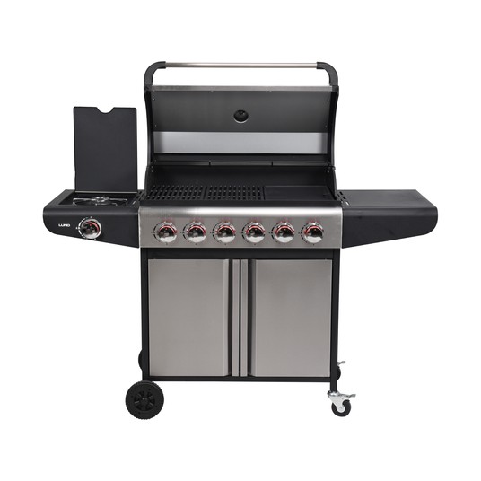 GRILL GAZOWY 6+1 STAL NIERDZEWNA 18,2KW -zdjęcie numer 8