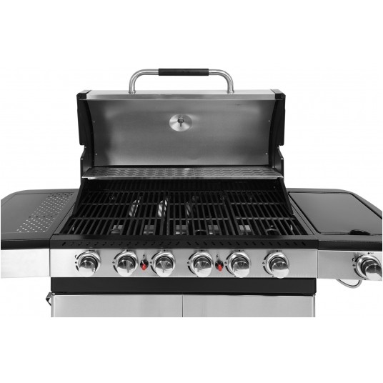 GRILL GAZOWY 6+1 STAL NIERDZEWNA 20,2KW -zdjęcie numer 3
