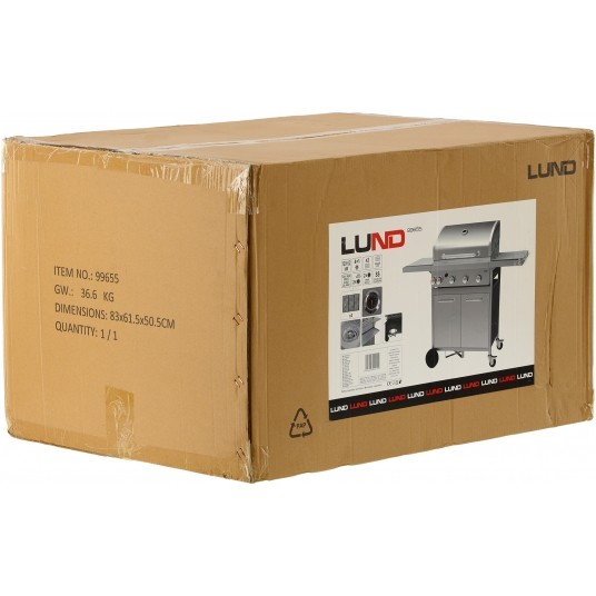 GRILL GAZOWY AKKA 4+1 ŻELIWNY RUSZT,16KW -zdjęcie numer 22