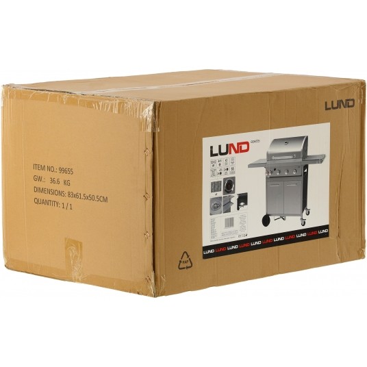 GRILL GAZOWY AKKA 4+1 ŻELIWNY RUSZT,16KW -zdjęcie numer 14