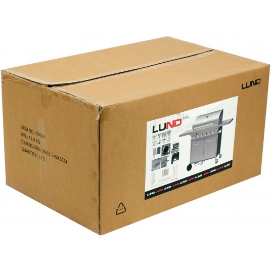 GRILL GAZOWY AKKA 6+1 ŻELIW RUSZT 18.2KW -zdjęcie numer 15