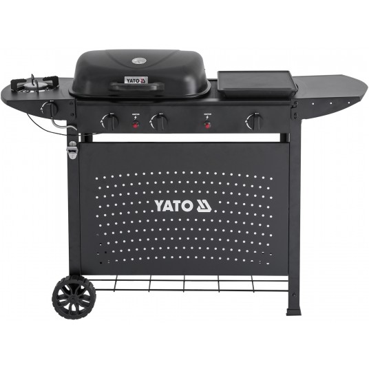 GRILL GAZOWY ASAHI 2+2, 5KW, 3W1 -zdjęcie numer 9