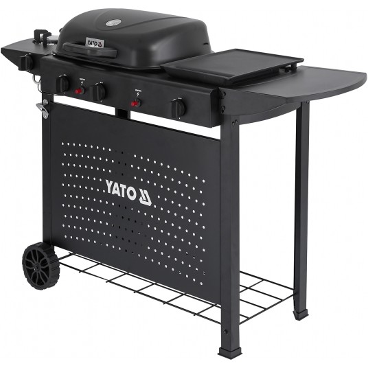 GRILL GAZOWY ASAHI 2+2, 5KW, 3W1 -zdjęcie numer 10