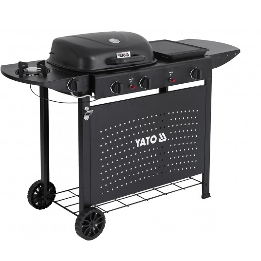 GRILL GAZOWY ASAHI 2+2, 5KW, 3W1 -zdjęcie numer 11