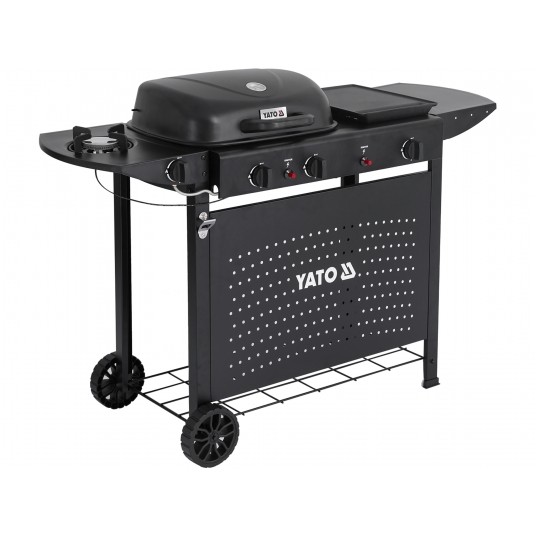 GRILL GAZOWY ASAHI 2+2, 5KW, 3W1 -zdjęcie numer 10