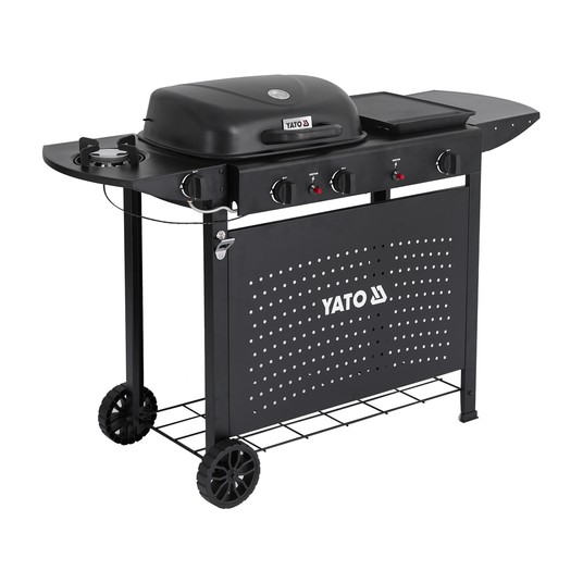 GRILL GAZOWY ASAHI 2+2, 5KW, 3W1 -zdjęcie numer 10