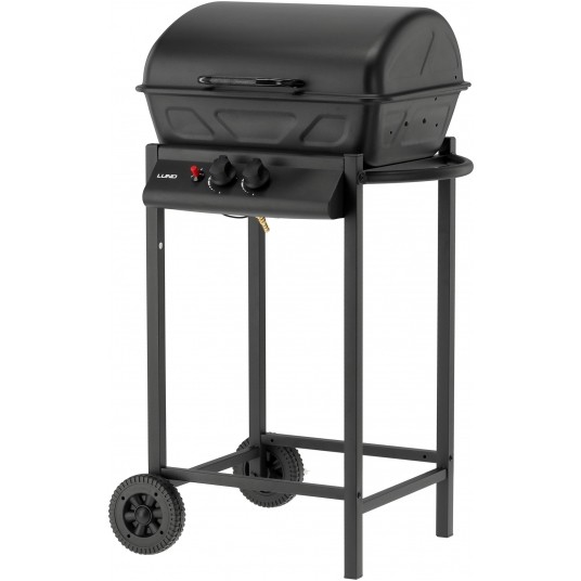 GRILL GAZOWY BAVEN, 2 PALNI 5,5KW CZARNY -zdjęcie numer 3