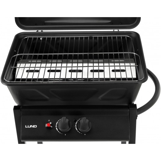 GRILL GAZOWY BAVEN, 2 PALNI 5,5KW CZARNY -zdjęcie numer 7