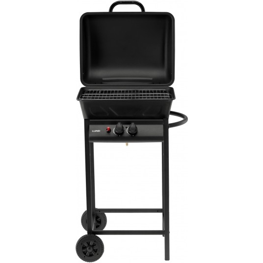 GRILL GAZOWY BAVEN, 2 PALNI 5,5KW CZARNY -zdjęcie numer 4