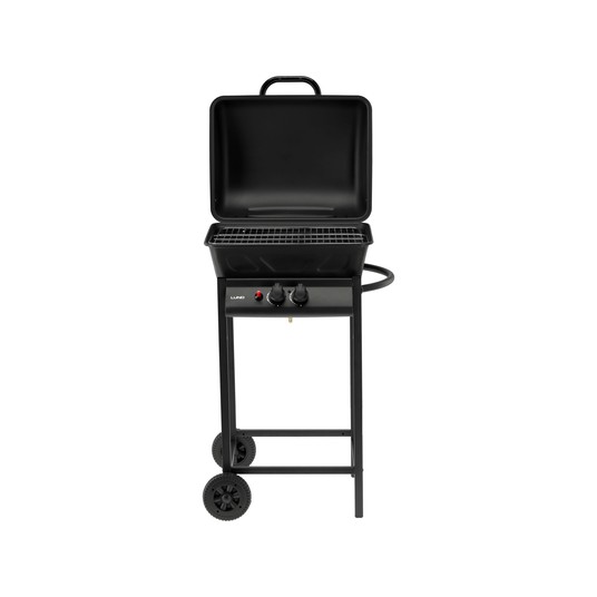 GRILL GAZOWY BAVEN, 2 PALNI 5,5KW CZARNY -zdjęcie numer 3