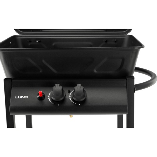 GRILL GAZOWY BAVEN, 2 PALNI 5,5KW CZARNY -zdjęcie numer 9