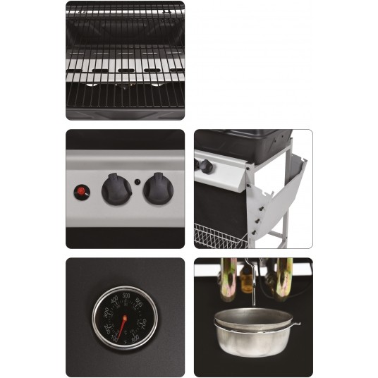 GRILL GAZOWY BAVEN 2 PALNIKI, 5,5KW -zdjęcie numer 14