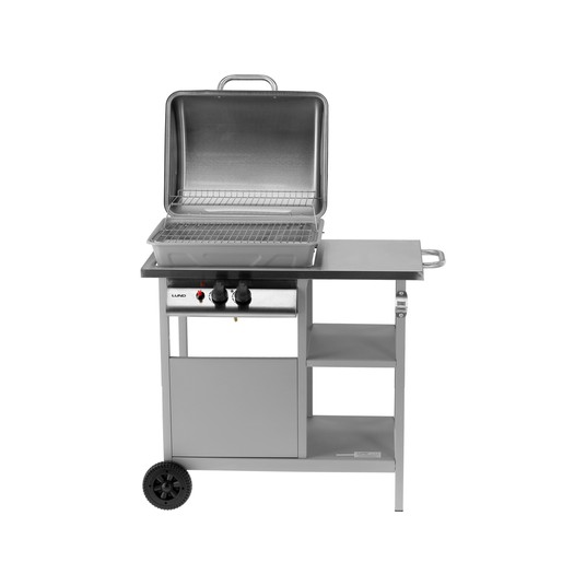 GRILL GAZOWY BAVEN, 2 PALNIKI 5,5KW INOX -zdjęcie numer 4