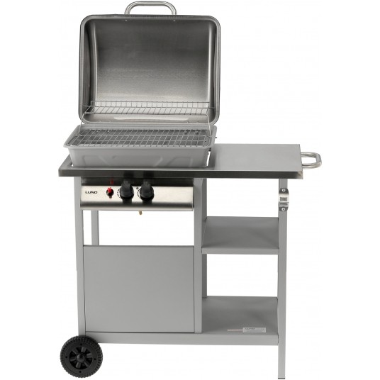 GRILL GAZOWY BAVEN, 2 PALNIKI 5,5KW INOX -zdjęcie numer 5