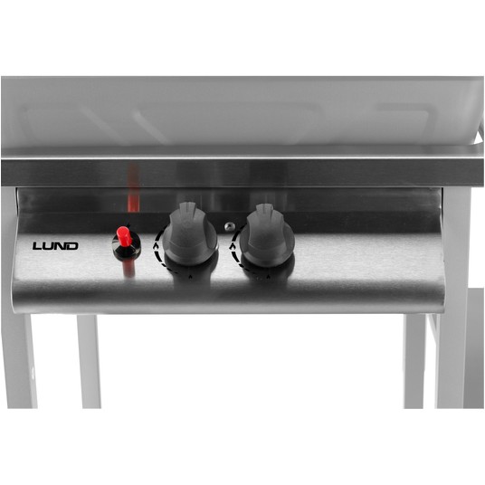 GRILL GAZOWY BAVEN, 2 PALNIKI 5,5KW INOX -zdjęcie numer 10