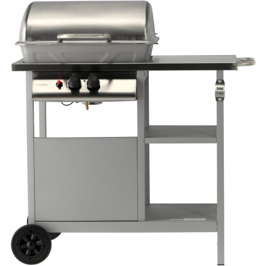 GRILL GAZOWY BAVEN, 2 PALNIKI 5,5KW INOX -zdjęcie numer 1