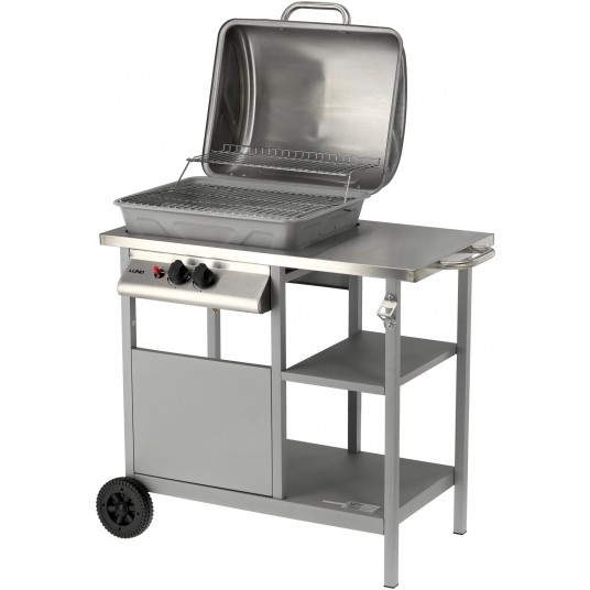 GRILL GAZOWY BAVEN, 2 PALNIKI 5,5KW INOX -zdjęcie numer 6