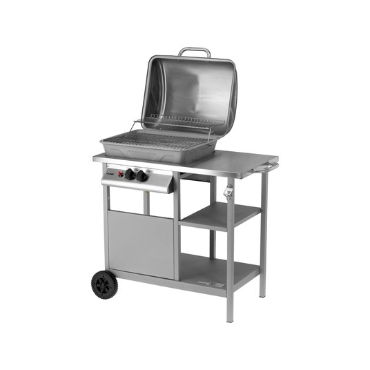 GRILL GAZOWY BAVEN, 2 PALNIKI 5,5KW INOX -zdjęcie numer 5