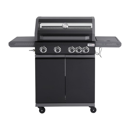 GRILL GAZOWY OKAYA 4+1, 14,2KW, Z SZYBĄ -zdjęcie numer 6