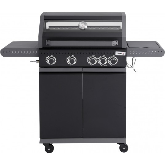 GRILL GAZOWY OKAYA 4+1, 14,5KW, Z SZYBĄ -zdjęcie numer 1