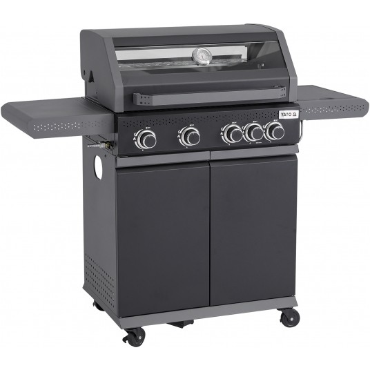 GRILL GAZOWY OKAYA 4+1, 14,5KW, Z SZYBĄ -zdjęcie numer 7