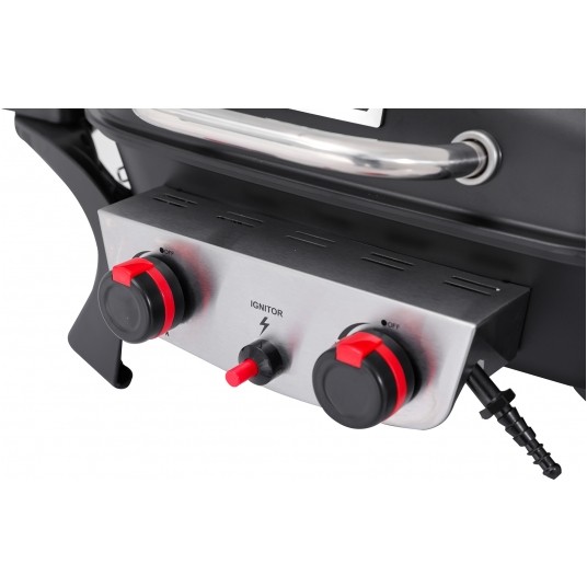 GRILL GAZOWY PRZENOŚNY YAKE,2 PALNIK 5KW -zdjęcie numer 7