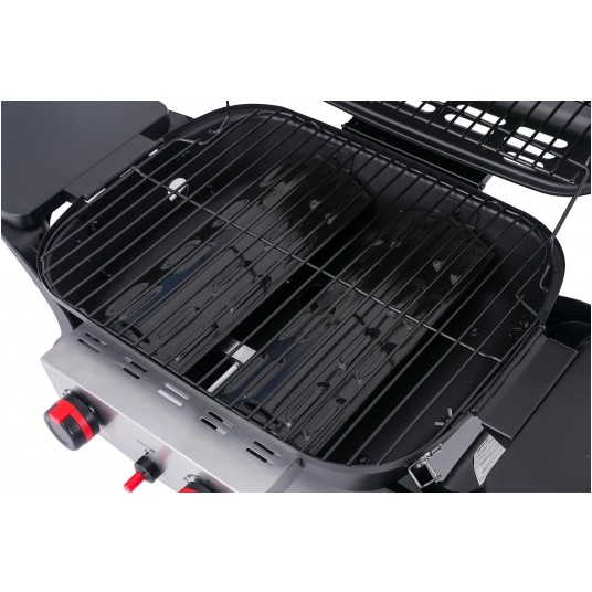 GRILL GAZOWY PRZENOŚNY YAKE,2 PALNIK 5KW -zdjęcie numer 8