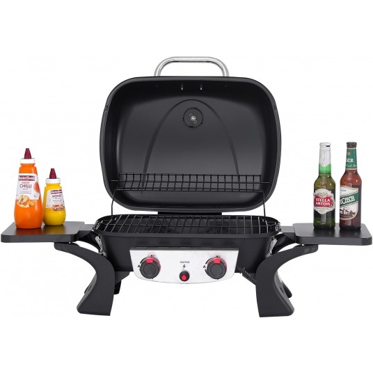 GRILL GAZOWY PRZENOŚNY YAKE,2 PALNIK 5KW -zdjęcie numer 5