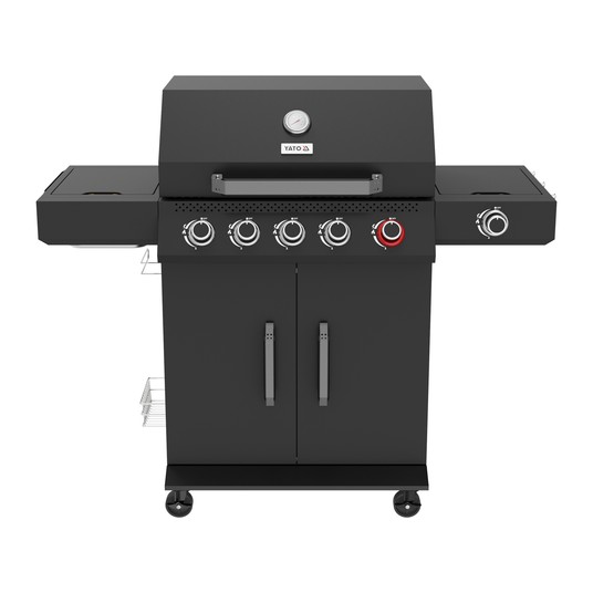 GRILL GAZOWY YATO 5+1 19KW CZARNY -zdjęcie numer 10