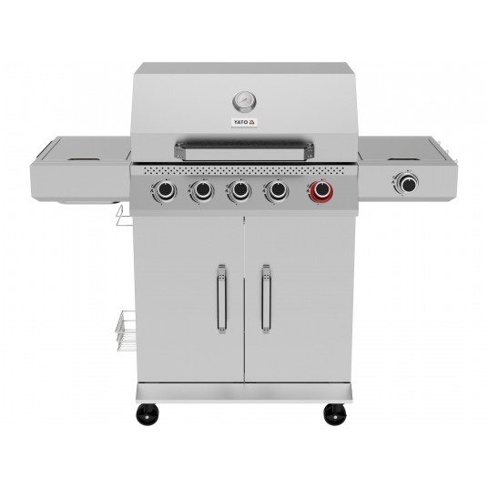 GRILL GAZOWY YATO 5+1 19KW STAL NIERDZ. -zdjęcie numer 9