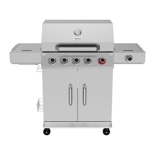 GRILL GAZOWY YATO 5+1 19KW STAL NIERDZ. -zdjęcie numer 9
