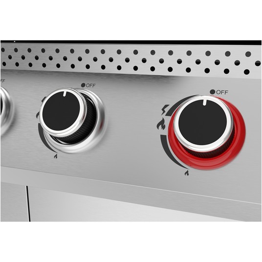 GRILL GAZOWY YATO 5+1 19KW STAL NIERDZ. -zdjęcie numer 5