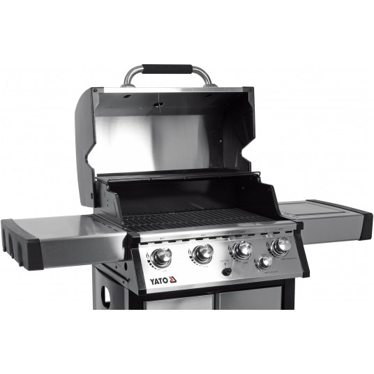 GRILL GAZOWY YOKATE 4+1 STAL NIER 17,5KW -zdjęcie numer 3