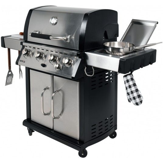 GRILL GAZOWY YOKATE 4+1 STAL NIER 17,5KW -zdjęcie numer 14