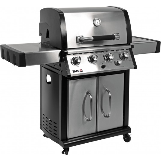 GRILL GAZOWY YOKATE 4+1 STAL NIER 17,5KW -zdjęcie numer 7