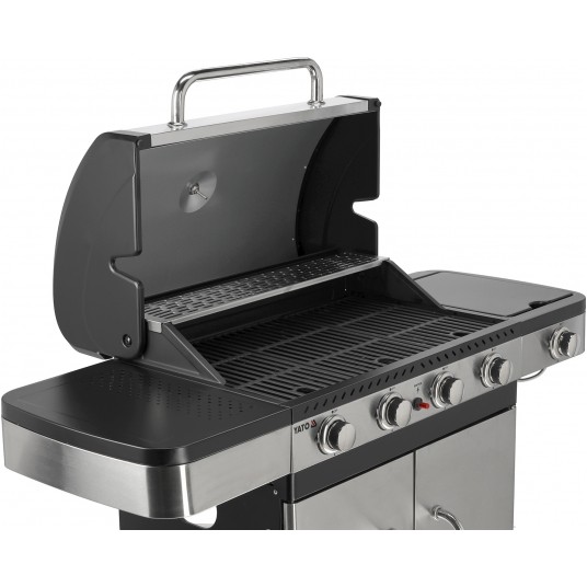 GRILL GAZOWY ZUSHI 4+1, INOX 14,2KW -zdjęcie numer 2