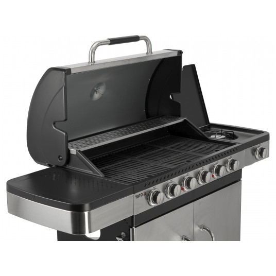 GRILL GAZOWY ZUSHI 6+1 STAL NIERD 20,2KW -zdjęcie numer 16