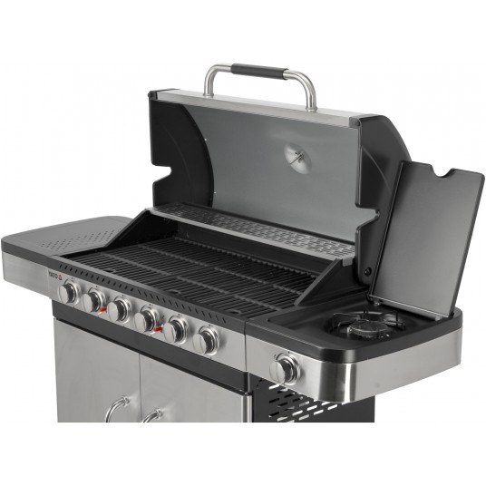 GRILL GAZOWY ZUSHI 6+1 STAL NIERD 20,2KW -zdjęcie numer 2