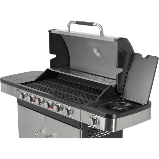GRILL GAZOWY ZUSHI 6+1 STAL NIERD 20,2KW -zdjęcie numer 2