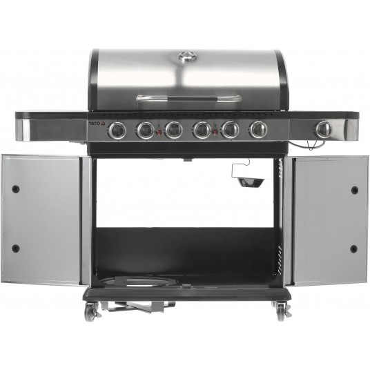 GRILL GAZOWY ZUSHI 6+1 STAL NIERD 20,2KW -zdjęcie numer 16