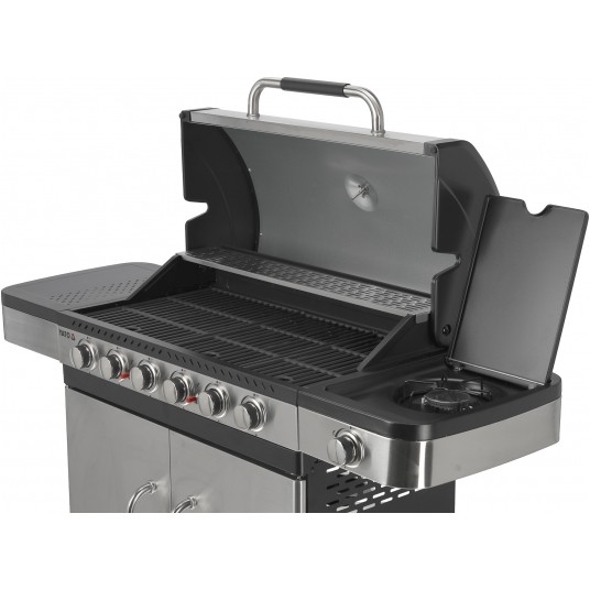 GRILL GAZOWY ZUSHI 6+1 STAL NIERD 20,2KW -zdjęcie numer 5