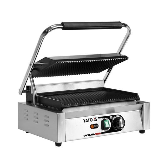 GRILL KONTAKTOWY PANINI RYFLOWANY 44CM -zdjęcie numer 1