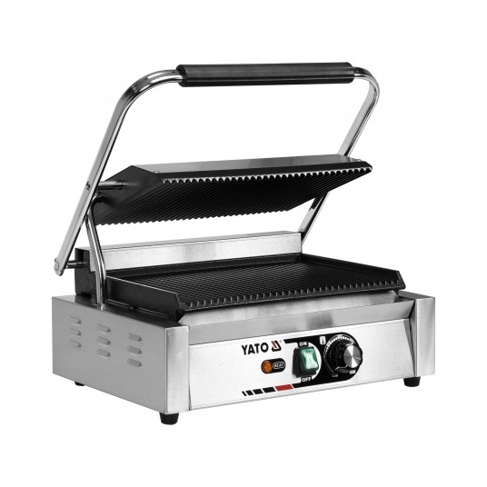 GRILL KONTAKTOWY PANINI RYFLOWANY 44CM -zdjęcie numer 1