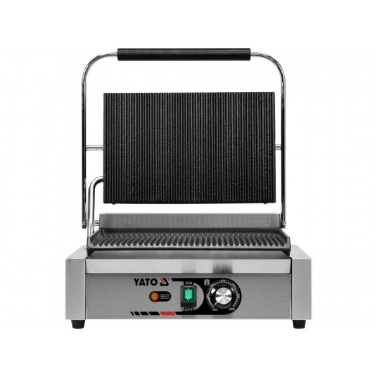 GRILL KONTAKTOWY PANINI RYFLOWANY 44CM -zdjęcie numer 2