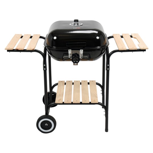 GRILL OGR. Z POKRYWĄ I PÓŁKAMI, 40X45 CM -zdjęcie numer 1