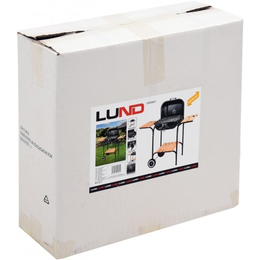 GRILL OGR. Z POKRYWĄ I PÓŁKAMI, 40X45 CM -zdjęcie numer 3