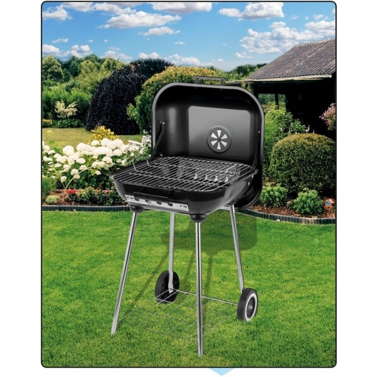 GRILL OGRODOWY Z POKRYWĄ, 40X45 CM -zdjęcie numer 3