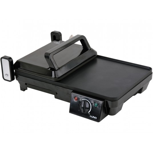 GRILL STOŁOWY EL. 2000W 2W1 40,5X25CM -zdjęcie numer 4